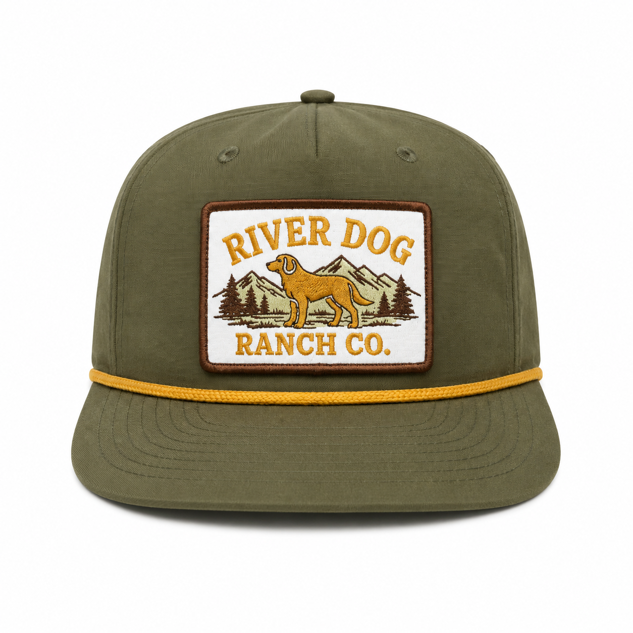 River Dog Ranch Rope Hat – Loden/Gold